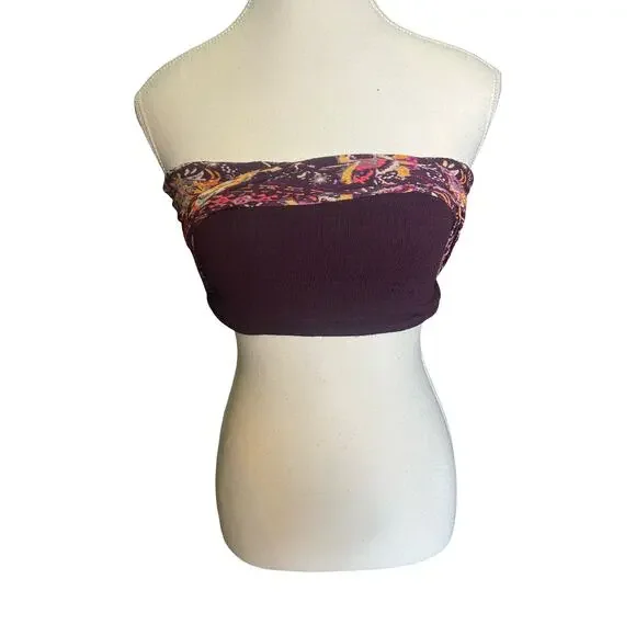 Free People One Bandana Scarf Top Size M Fits  Small - Picture 7 of 9